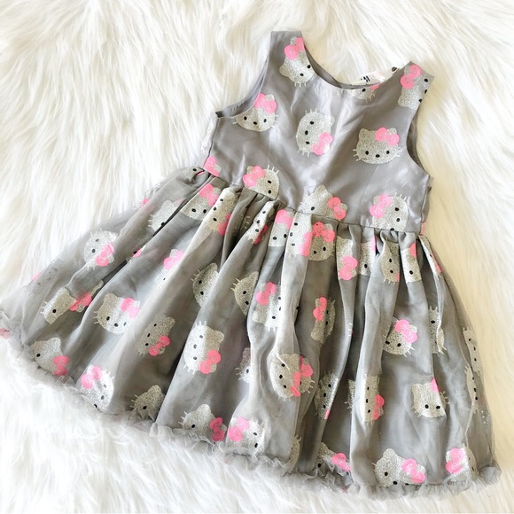 2-3T Girls Dressy Hello Kitty Dress - Picture 1 of 2